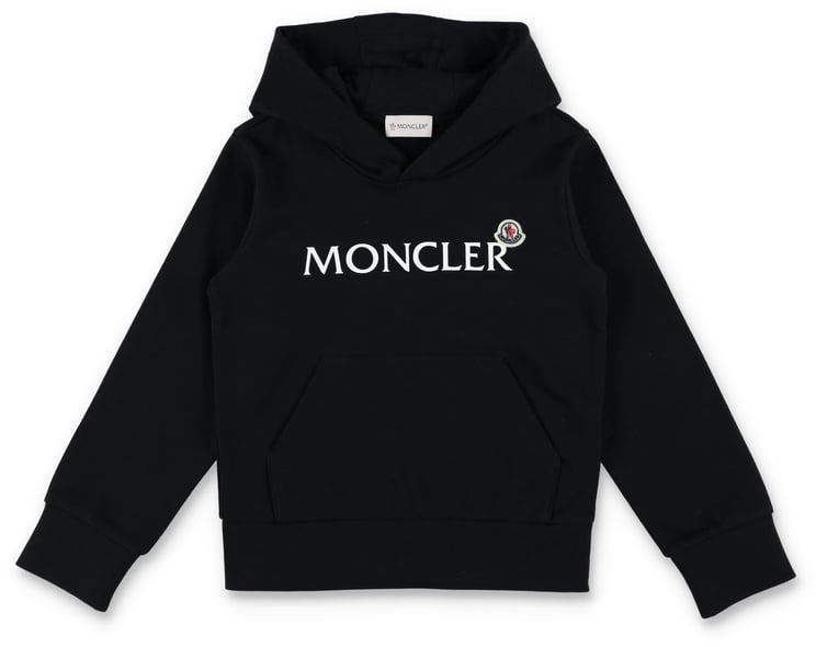 Moncler Hoodie Logo Nero