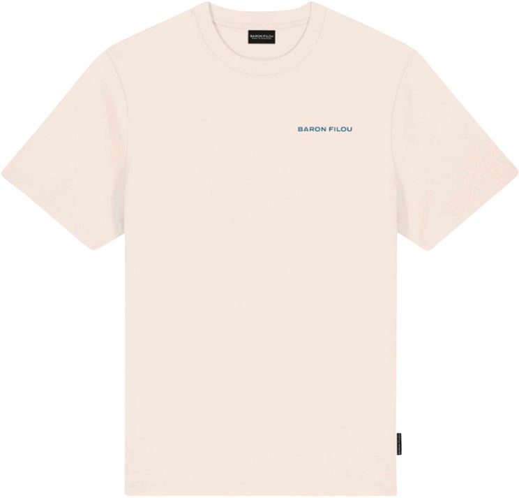 Baron Filou Baron Filou CXIII Mykonos Backprint T-shirt Beige