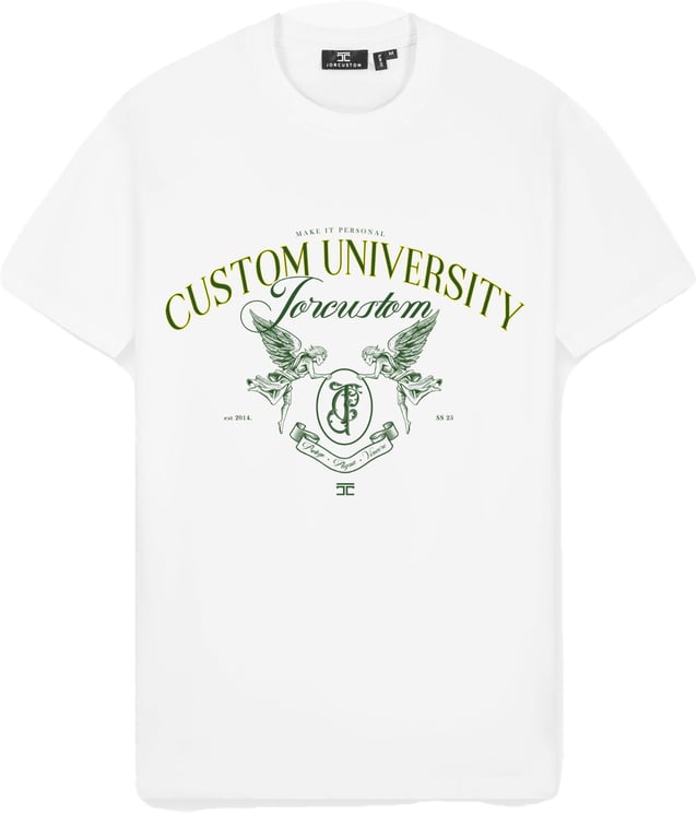 JORCUSTOM Custom Slim Fit T-Shirt White