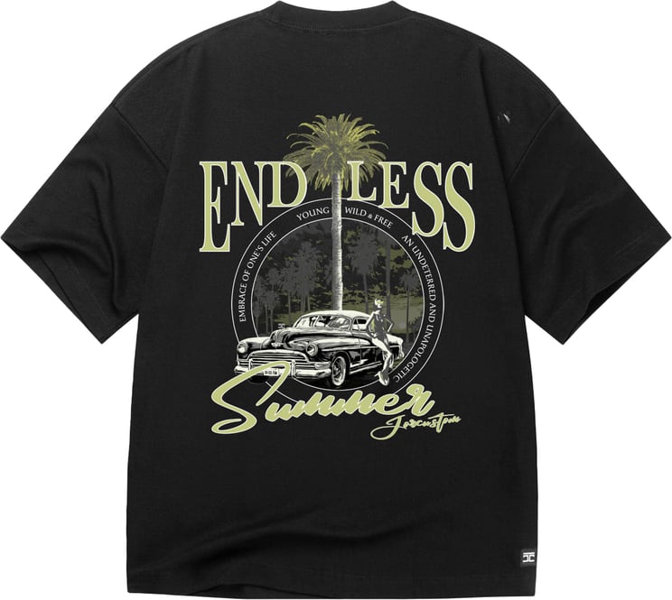 JORCUSTOM Endless Oversized T-Shirt Black