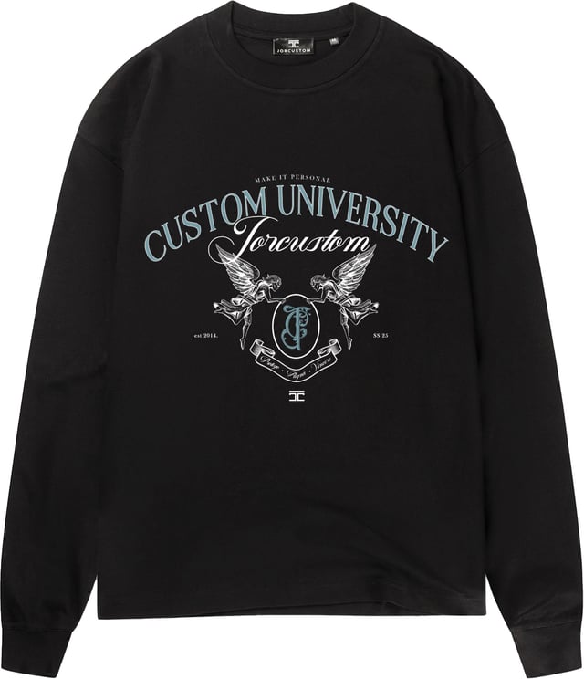 JORCUSTOM Custom Longsleeve T-Shirt Black