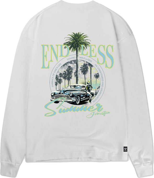 JORCUSTOM Endless Longsleeve T-Shirt White