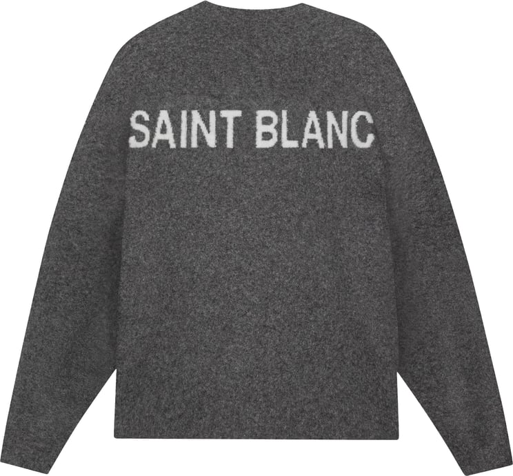 Saint Blanc Classic Logo Alpaca Knit Sweater