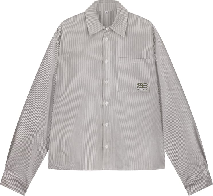 Saint Blanc Applique Button Shirt