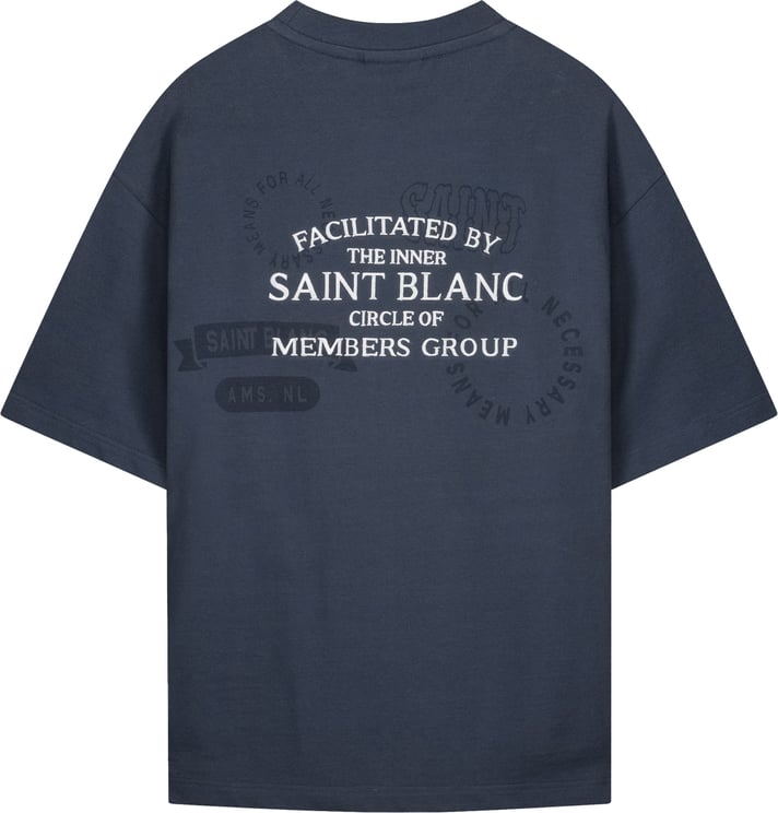 Saint Blanc Inner Circle T-Shirt Blauw