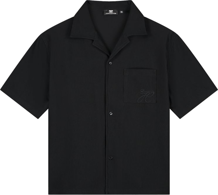JORCUSTOM Pleated Shirt Black