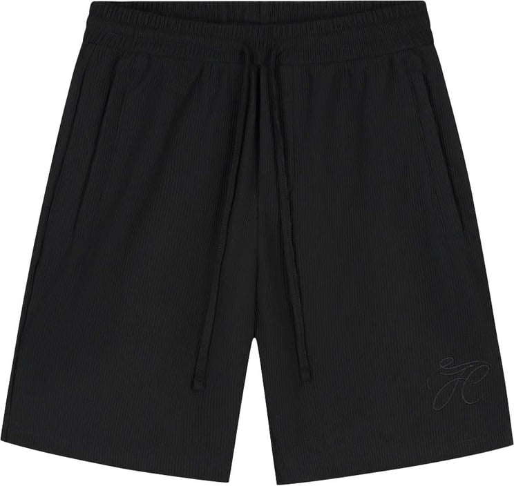 JORCUSTOM Pleated Short Black