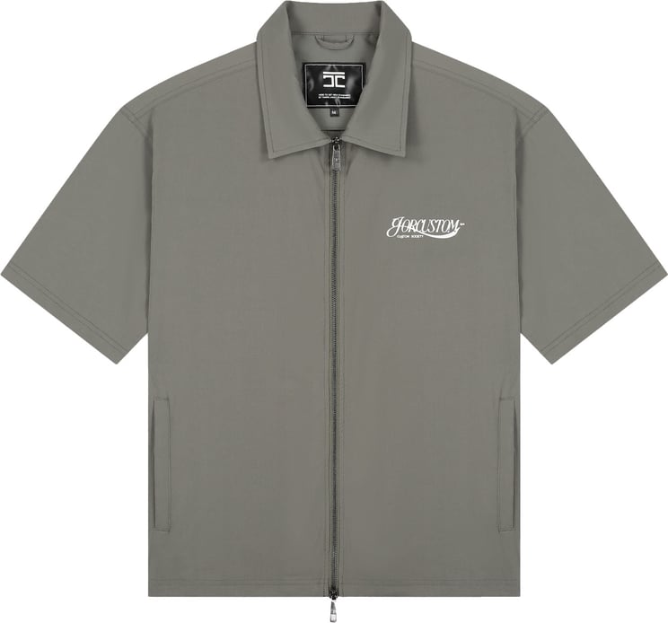 JORCUSTOM Coach Jacket Short Sleeve Grey