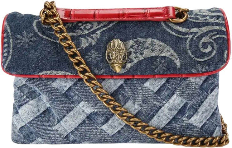 Kurt Geiger London Denim Kensington Bag