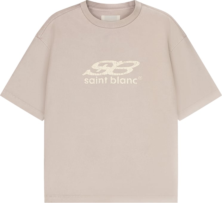 Saint Blanc Oblique T-Shirt Gray Moon