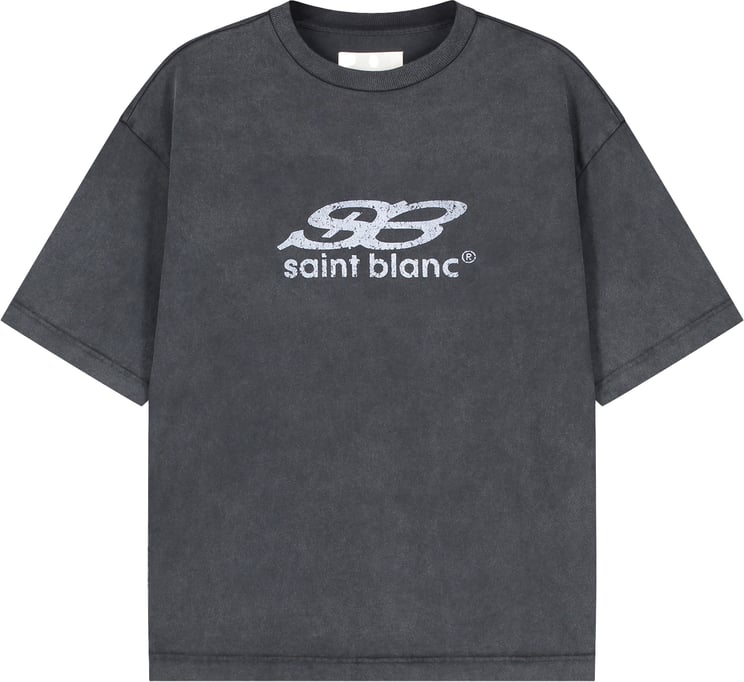 Saint Blanc Oblique T-Shirt Blue Graphite