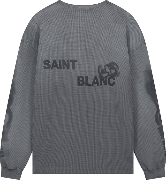 Saint Blanc Blur Waffle Knit Gray