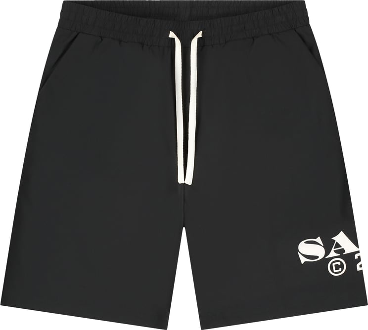 Saint Blanc Logo Swim Short Black