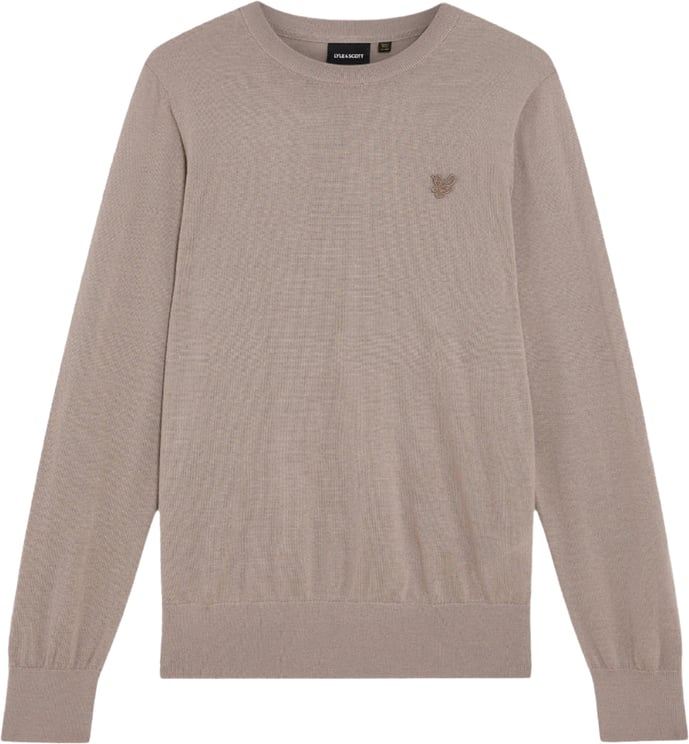 Lyle & Scott Tonal eagle merino crew