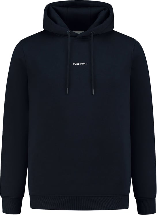 Pure Path Essential Logo Hoodie Dark Navy