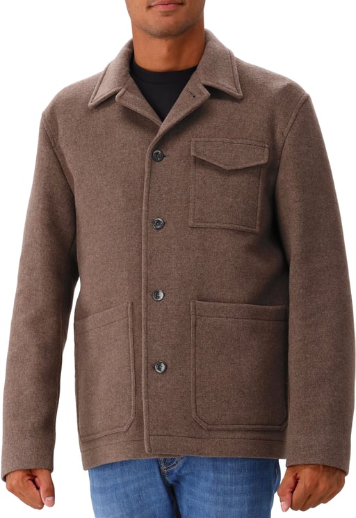 Herno Herno Wollen Jas Bruin