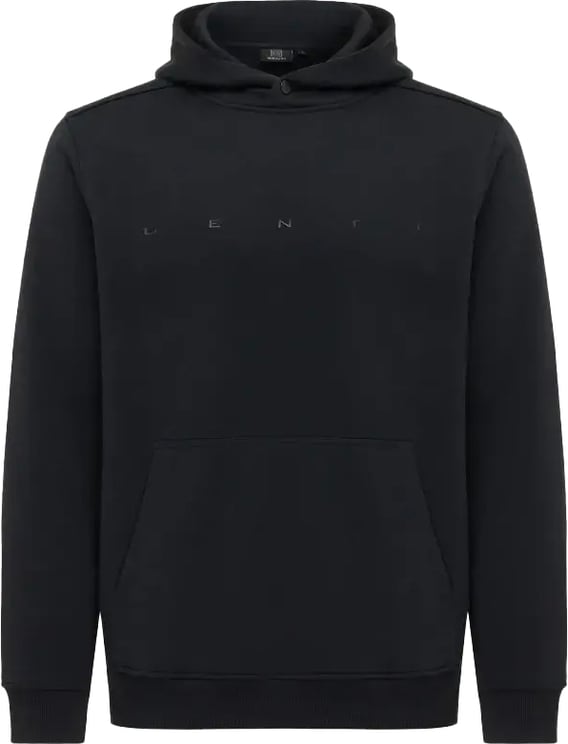 Genti Logo Hoodie Blue Black