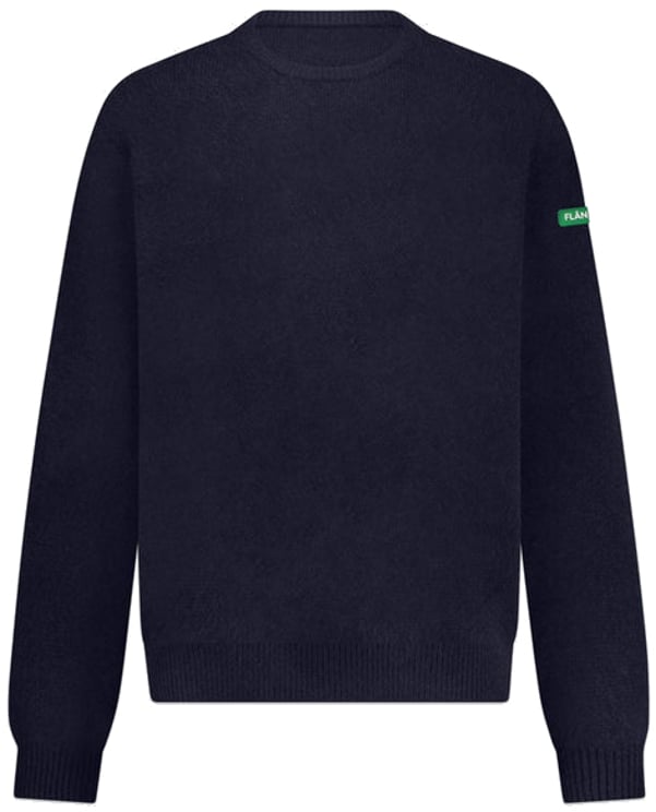 FLÂNEUR knitwear blue logo