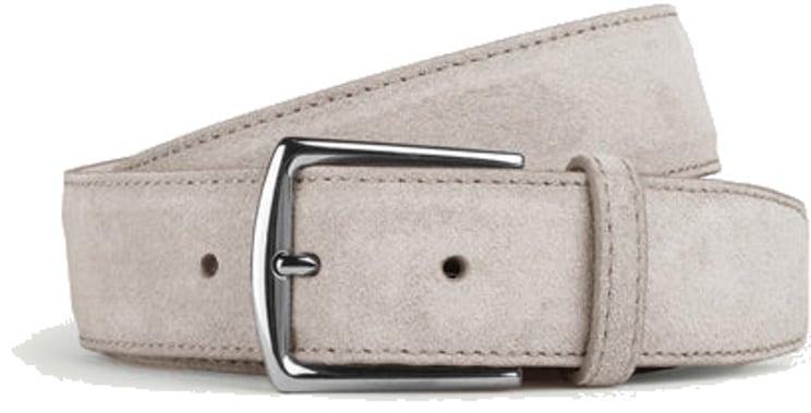Aurélien Belt Suede Light Grey