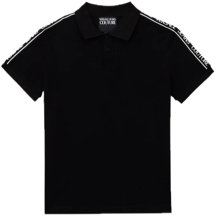 Versace Jeans Couture Polo Taping Black