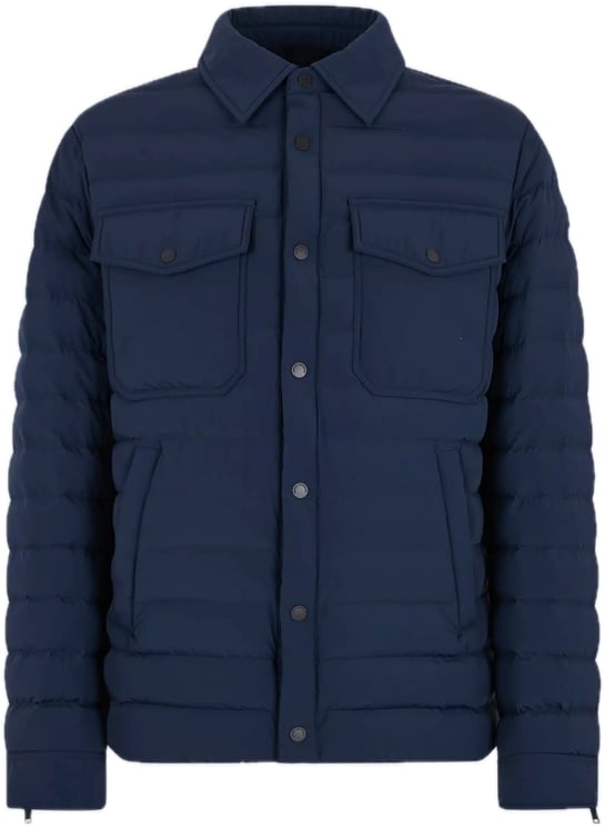 Moose Knuckles Lennox Shirt Jacket Navy