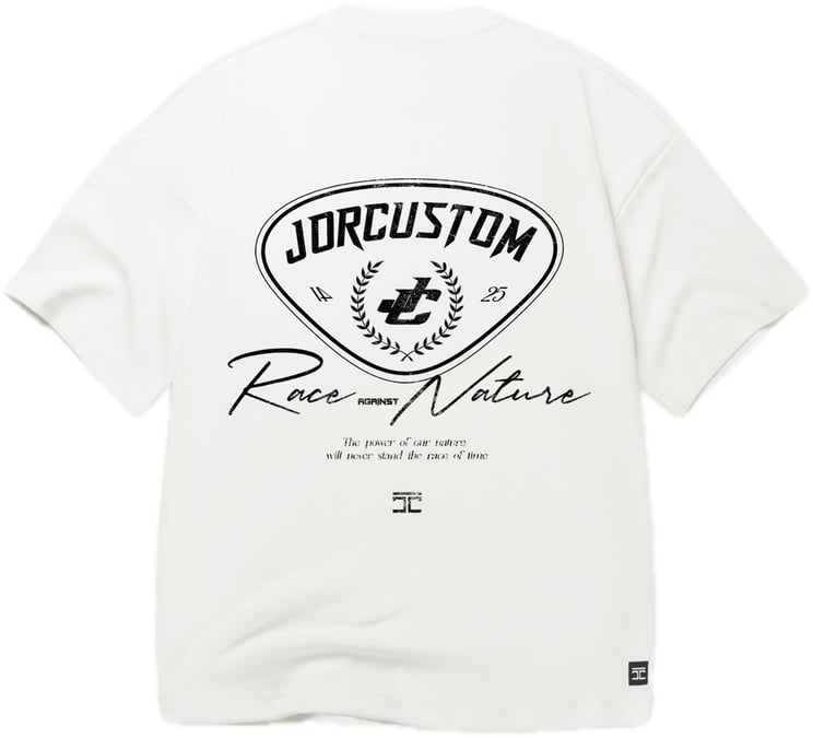 JORCUSTOM RaceAgainstNature Os T-Shirt White