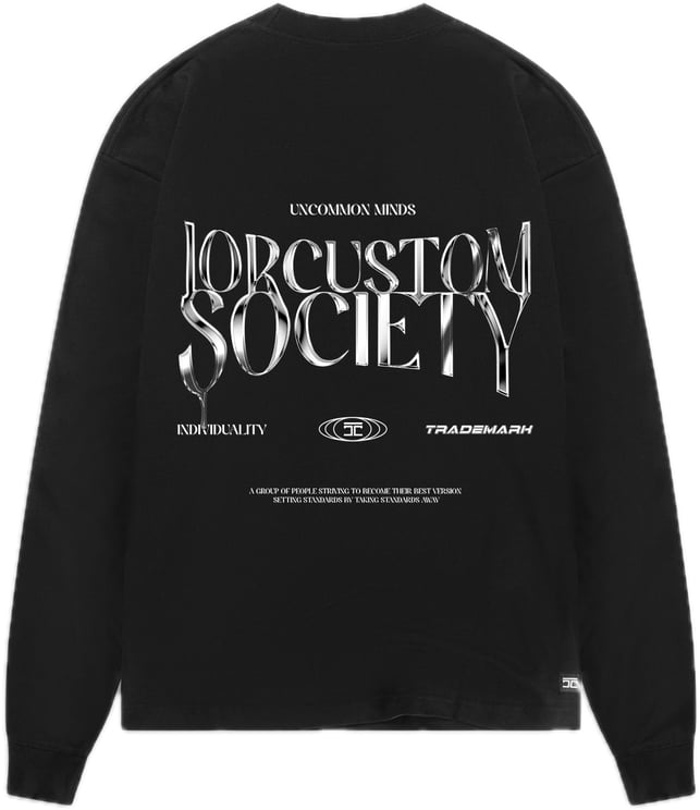 JORCUSTOM UncommonMinds Ls T-Shirt Black