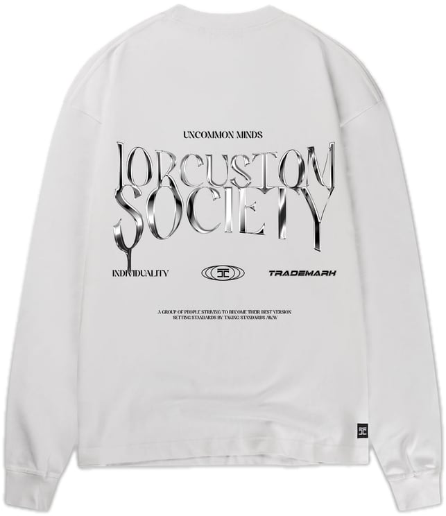 JORCUSTOM UncommonMinds Ls T-Shirt White