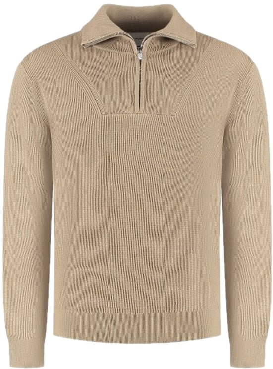 Pure Path ssential knitwear halfzip sweater