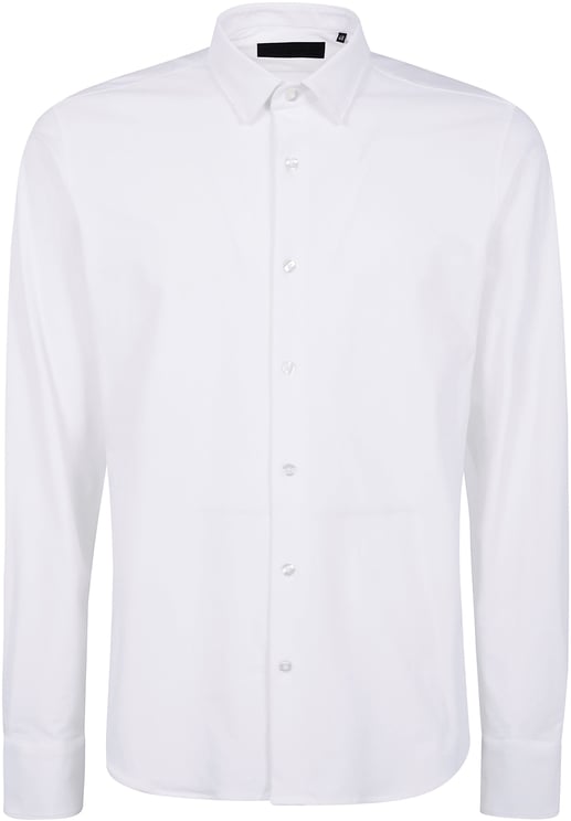 RRD Oxford Jaquard Open Shirt White