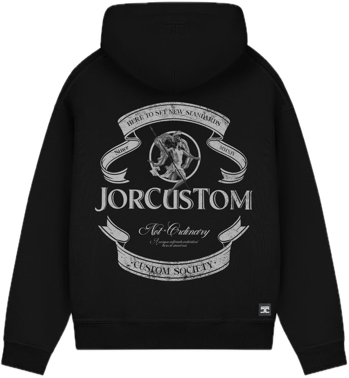 JORCUSTOM Ribbon FoS Hoodie Black