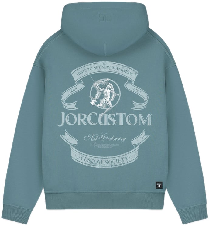 JORCUSTOM Ribbon FoS Hoodie OceanBlue