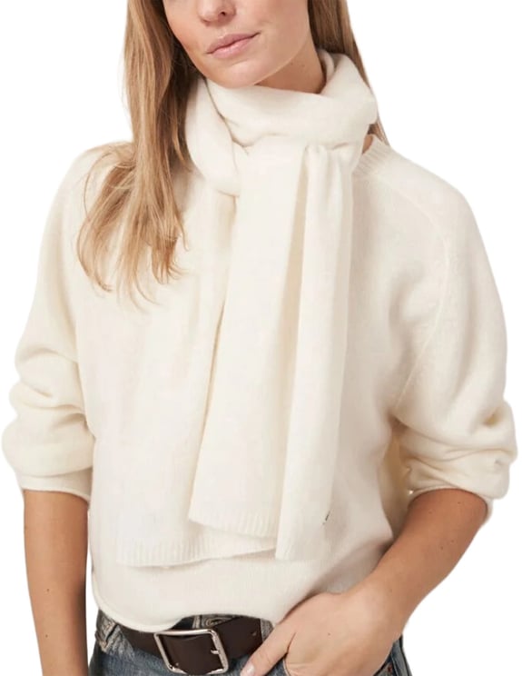 Repeat Cashmere Sjaal wit