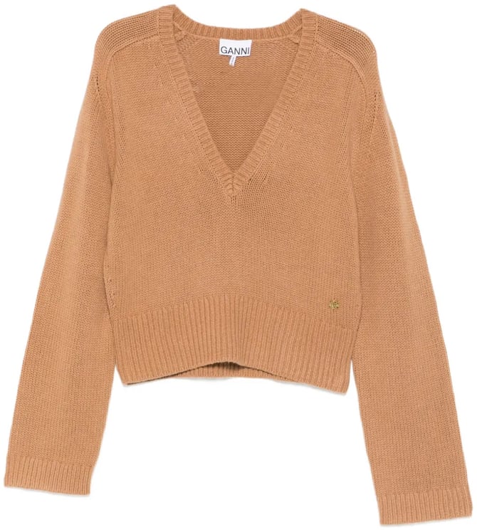 Ganni pull beige