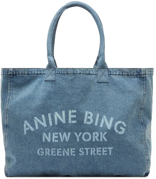 Anine Bing bag jeans logo