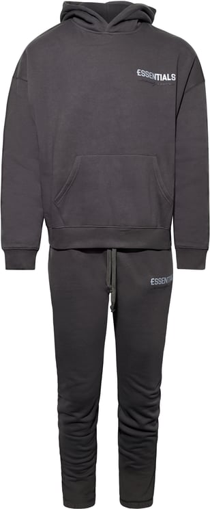 Cou7ure Essentials Basic Tracksuit Dark Grey