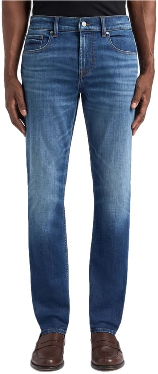 7 For All Mankind Slimmy Tapered Ambition Mid Blue