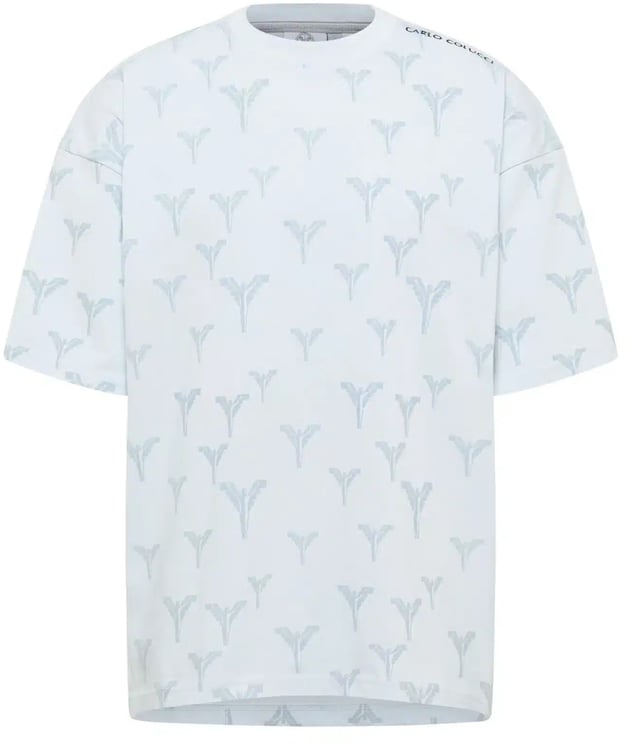 Carlo Colucci Clean Logo Tee Light Blue