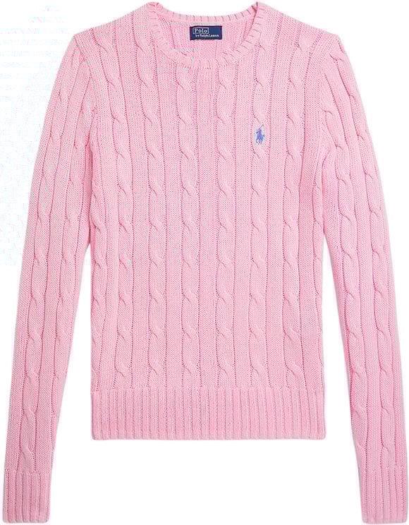 Ralph Lauren Kabeltrui roze