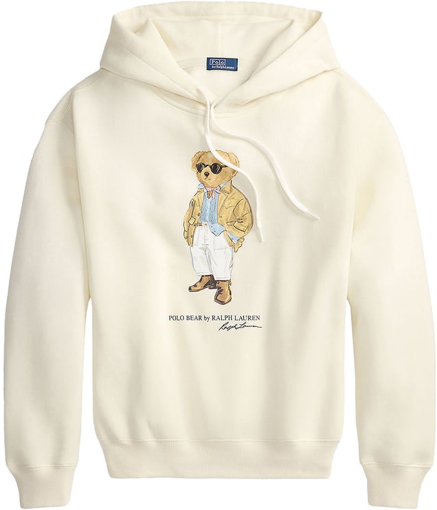 Ralph Lauren Hoodie polo bear ecru