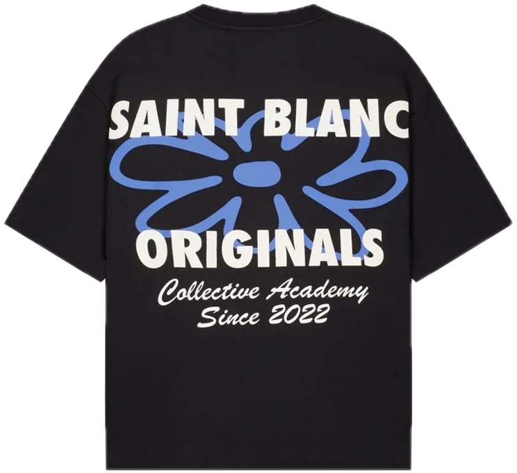 Saint Blanc Flower T-shirt Caviar