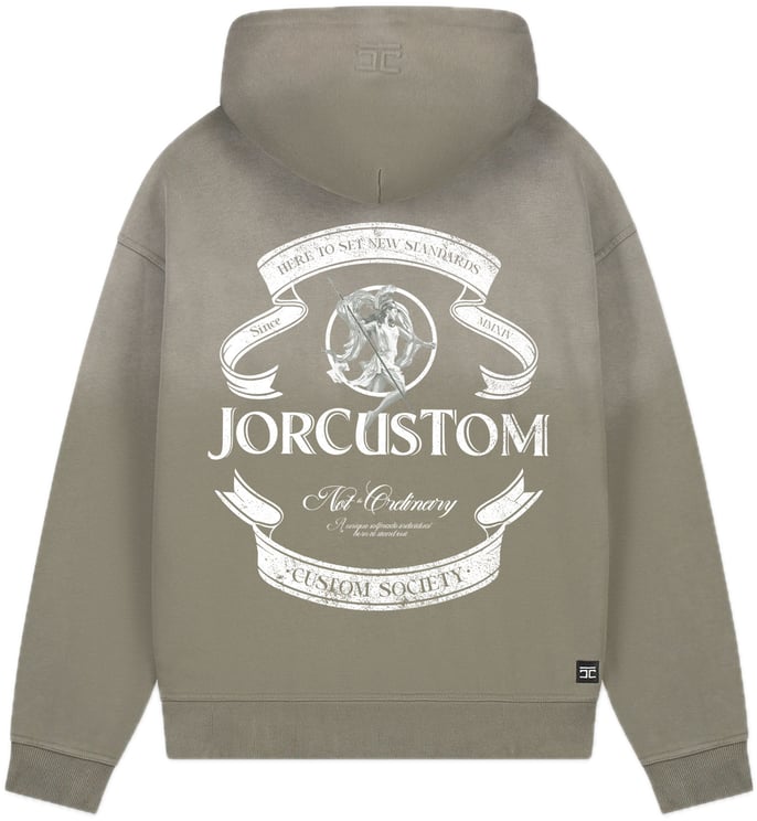 JORCUSTOM Ribbon Sun Hoodie VintageGree