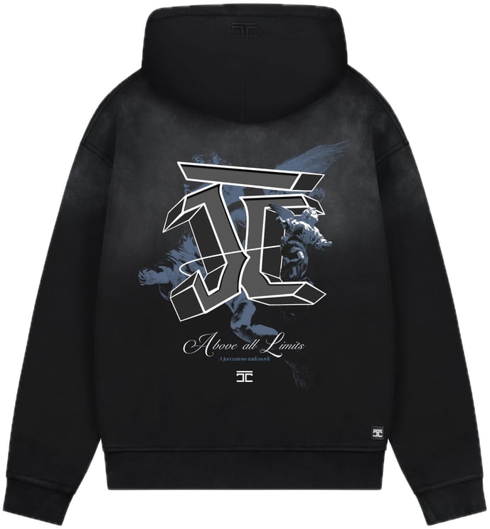 JORCUSTOM AboveAllLi Sun Zip Hoodie Black