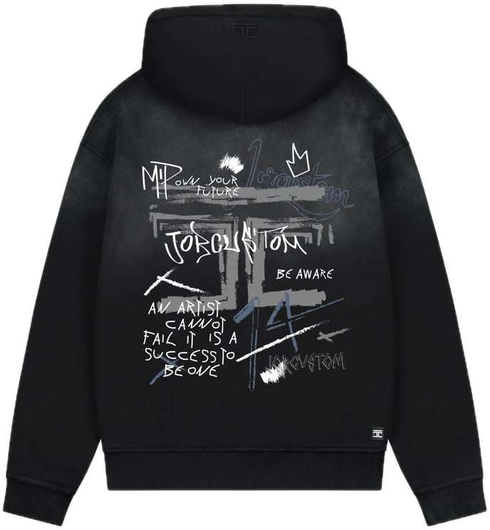 JORCUSTOM Artist Sun Zip Hoodie Black