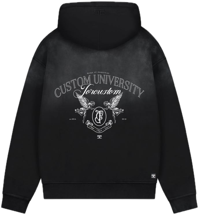 JORCUSTOM CustomUniv Sun Zip Hoodie Black