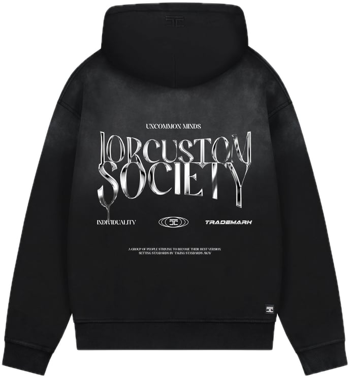 JORCUSTOM UncommonMi Sun Zip Hoodie Black