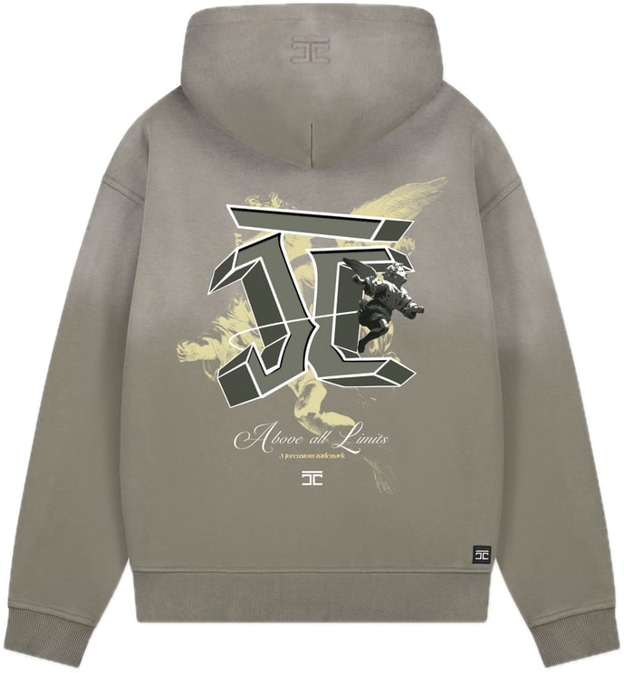 JORCUSTOM AboveAl Sun Zip Hoodie VintageGreen