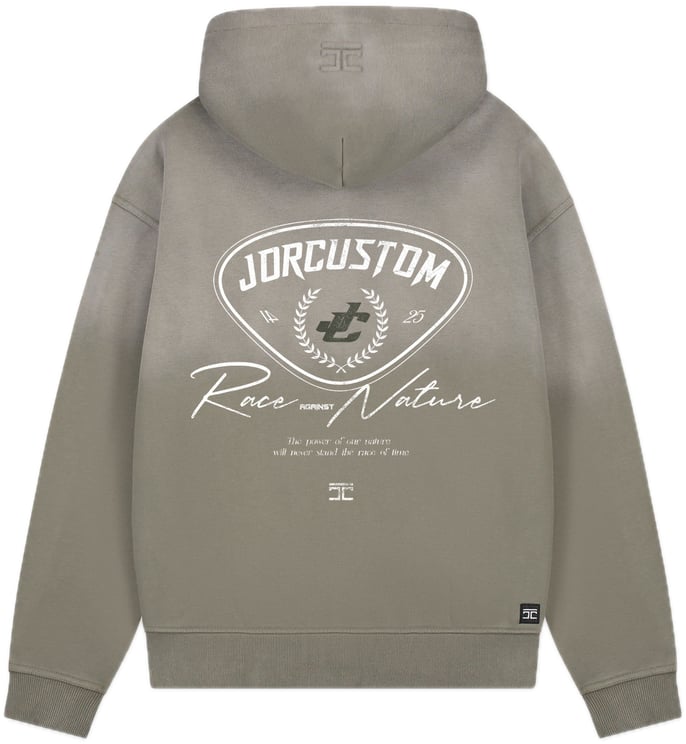 JORCUSTOM RaceAga Sun Zip Hoodie VintageGreen