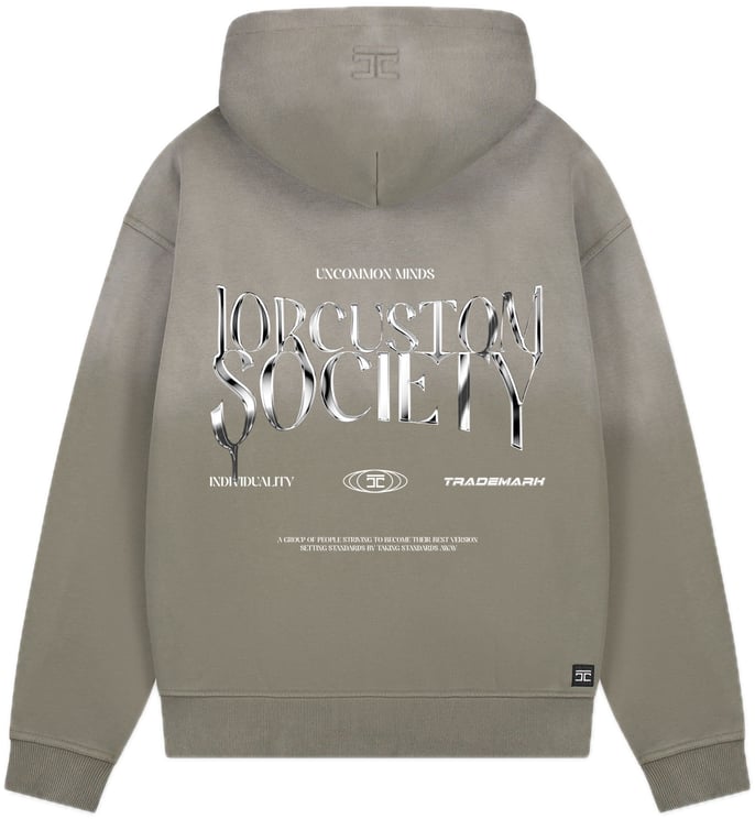 JORCUSTOM Uncommo Sun Zip Hoodie VintageGreen
