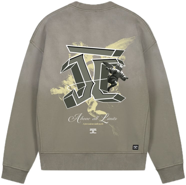 JORCUSTOM AboveAllLi Sun Sweater VintageGreen